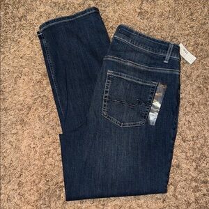 Maurices Women's Dark Blue Straight-Leg Jeans